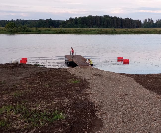 Vandānos labiekārtots Daugavas krasts