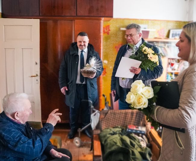  Vīpes pagasta iedzīvotājs Arvīds Gedušs svin 100 gadu jubileju