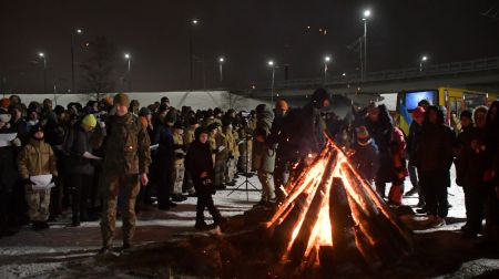 Barikāžu atceres pasākums Rīgā, Zaķusalā