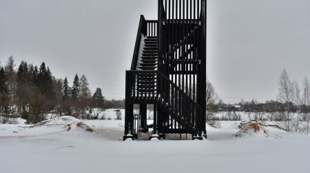 Putnu vērošanas tornis Jēkabpils Mežaparkā