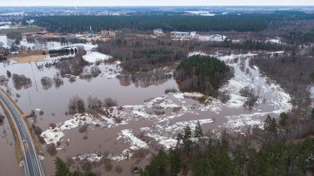 Salas pagasts plūdu laikā 29.februārī