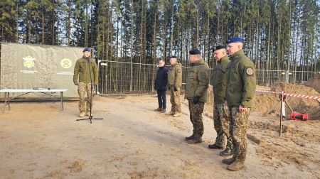 Poligona teritorijā iemūrē piemiņas kapsulu