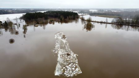 Plūdi Jēkabpils novadā (28. un 29.februāris)
