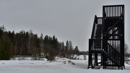 Putnu vērošanas tornis Jēkabpils Mežaparkā