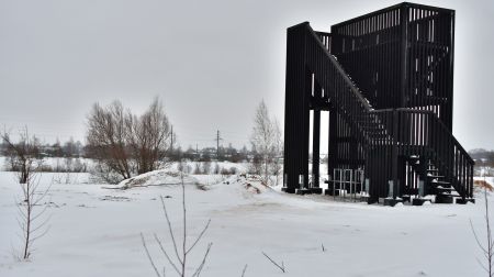 Putnu vērošanas tornis Jēkabpils Mežaparkā