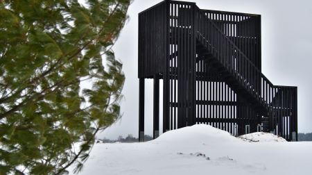 Putnu vērošanas tornis Jēkabpils Mežaparkā