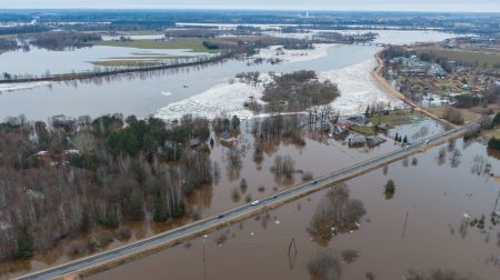 Salas pagasts plūdu laikā 29.februārī