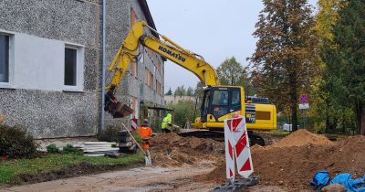 Viesītē labiekārto Sporta ielas iekšpagalmus