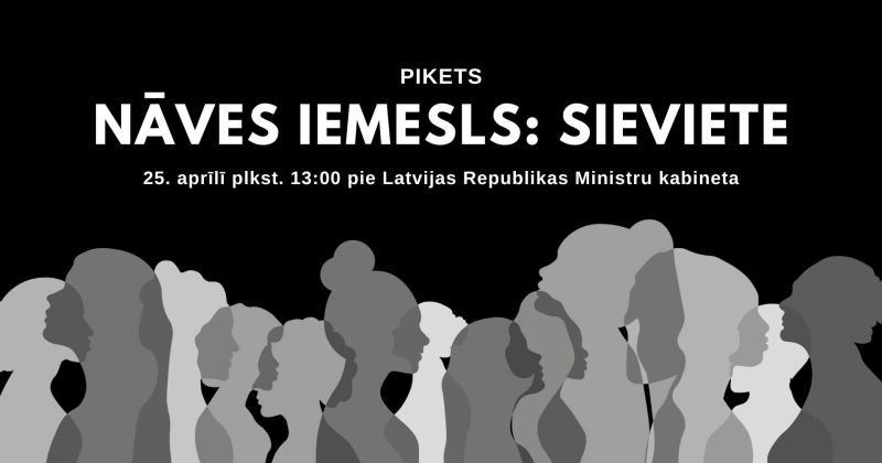 Piketā protestēs pret atbildīgo iestāžu nolaidību Jēkabpils novadā notikušās slepkavības gadījumā