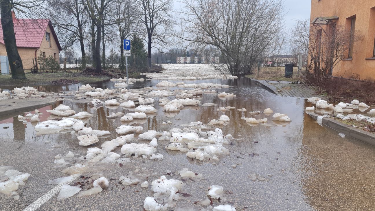 Aicina iesūtīt foto un video par janvāra plūdiem Jēkabpilī