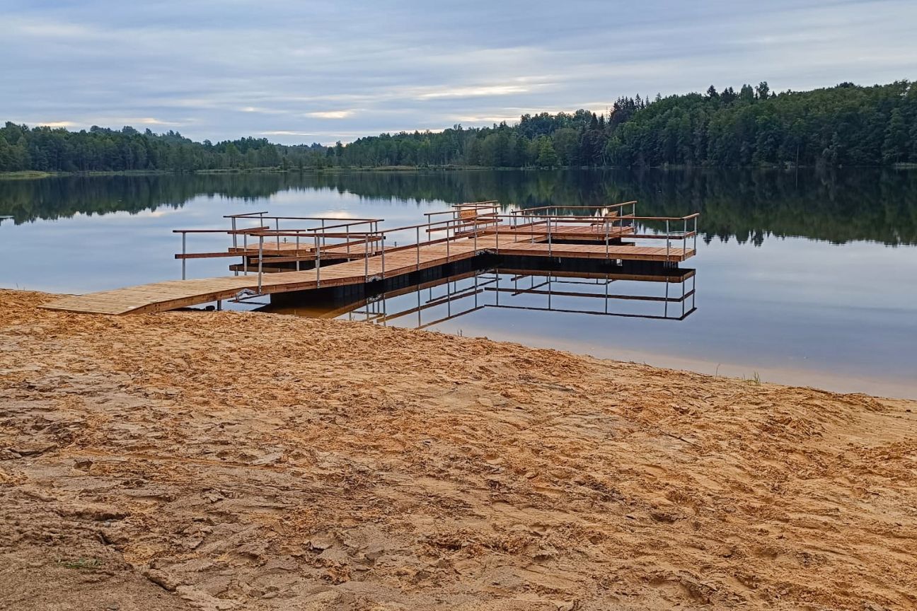 Jēkabpils novada Asares pagastā labiekārtota pludmale