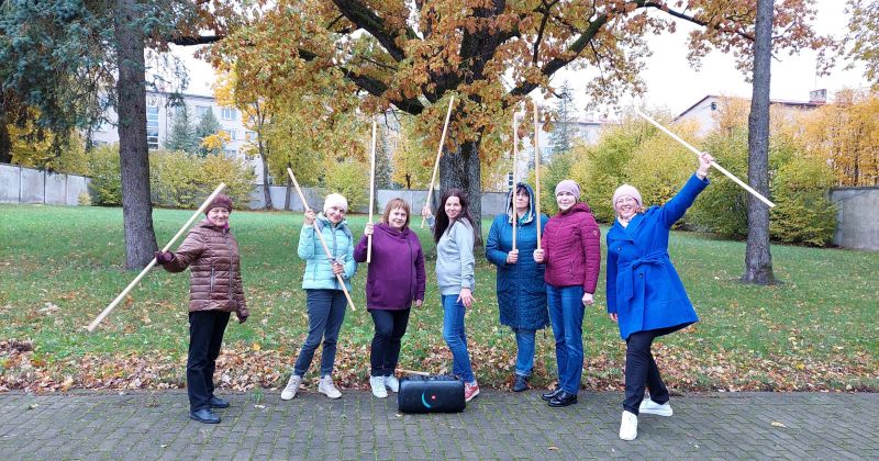 Latvijas Veselības sporta nedēļas rīta rosmē piedalījušies pieci Jēkabpils kolektīvi