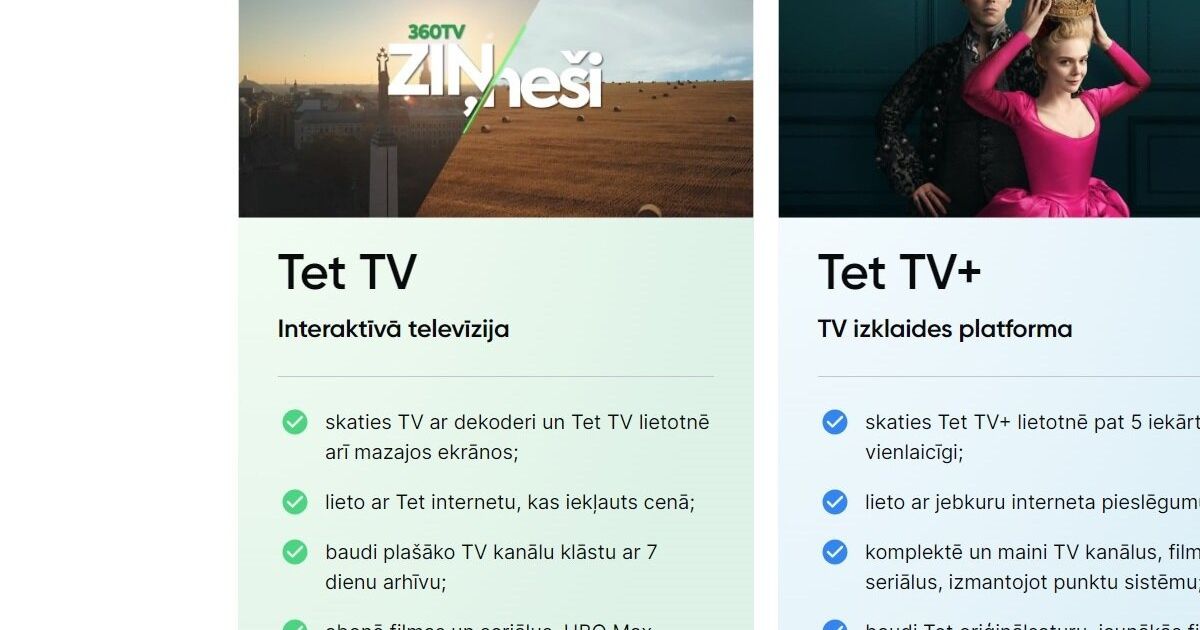 Vidusdaugavas televīzijas programma iekļauta TET TV paketēs