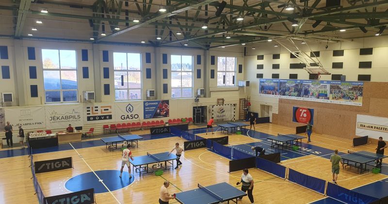 Aizvadīts Jēkabpils novada individuālais turnīrs galda tenisā