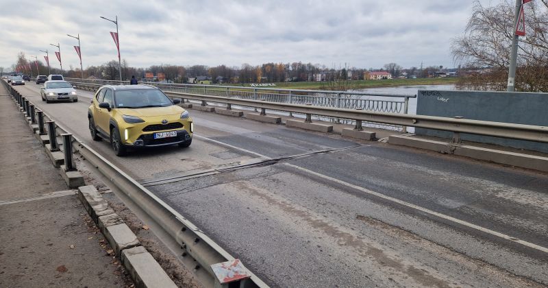 Remontēs vēl vienu Jēkabpils tilta šuvi