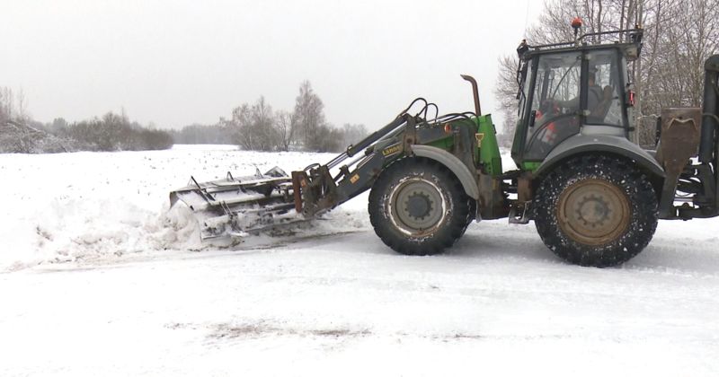Publicē kontaktinformāciju saziņai par sniega tīrīšanu Jēkabpils novada pagastos