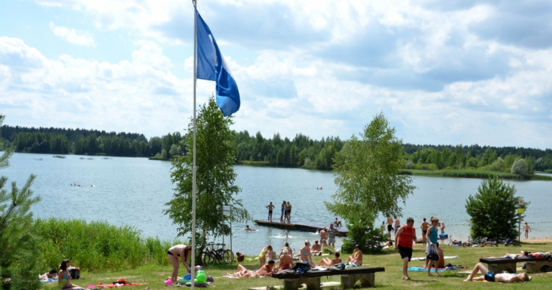 Radžu ūdenskrātuves peldvieta arī šogad saņems Zilo karogu