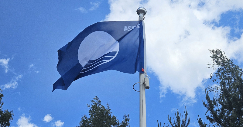 Radžu ūdenskrātuvē 15. reizi tiek pacelts Zilais karogs 