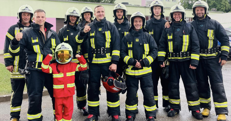 Par Līvānu pilsētas svētku gājiena krāšņākajiem dalībniekiem atzīti ugunsdzēsēji