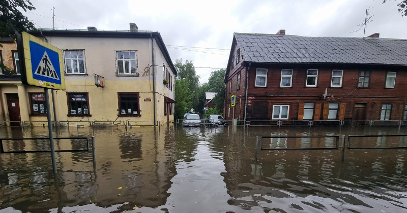 Kāda postaža paveras vētras skartajās teritorijās?