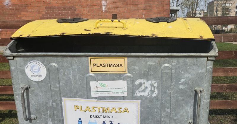  Līvānos dažviet tiks noņemti plastmasas šķirošanas konteineri