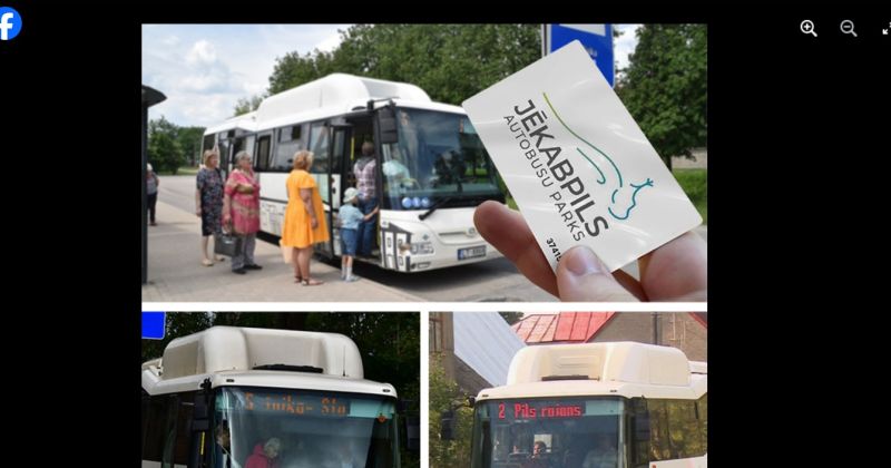 Krāpnieki sociālajos tīklos izveido viltus akciju “Jēkabpils autobusu parka” klientiem