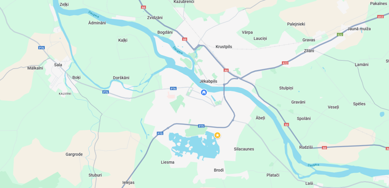 Kādai informācijai būtu jābūt interaktīvajā Jēkabpils novada kartē?